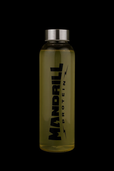 Clear Glass Mandrill Bottle