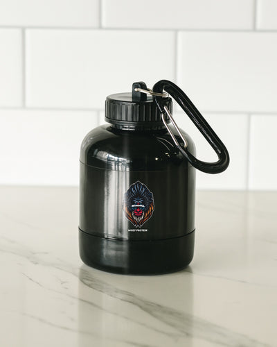 Small Black Mandrill Protein Bottle
