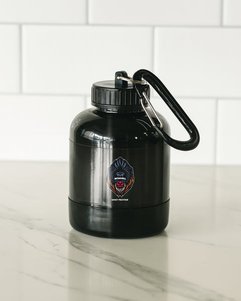 Small Black Mandrill Protein Bottle