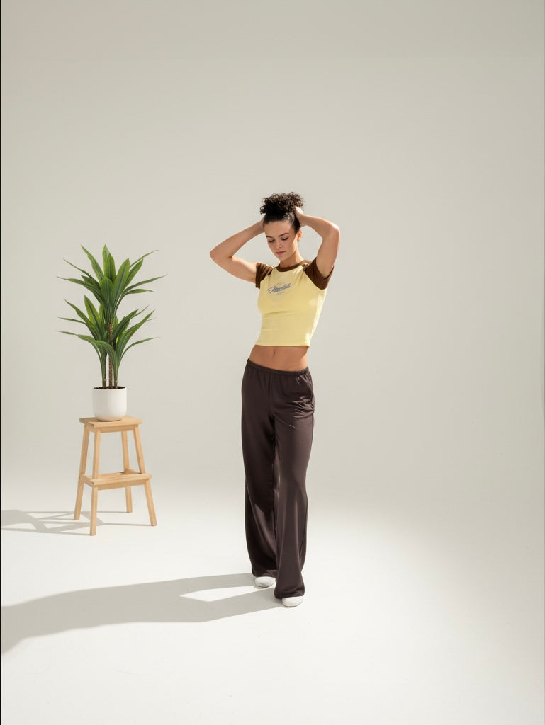 Contrast Stripes Bodycon Raglan  Sleeve T-Shirt